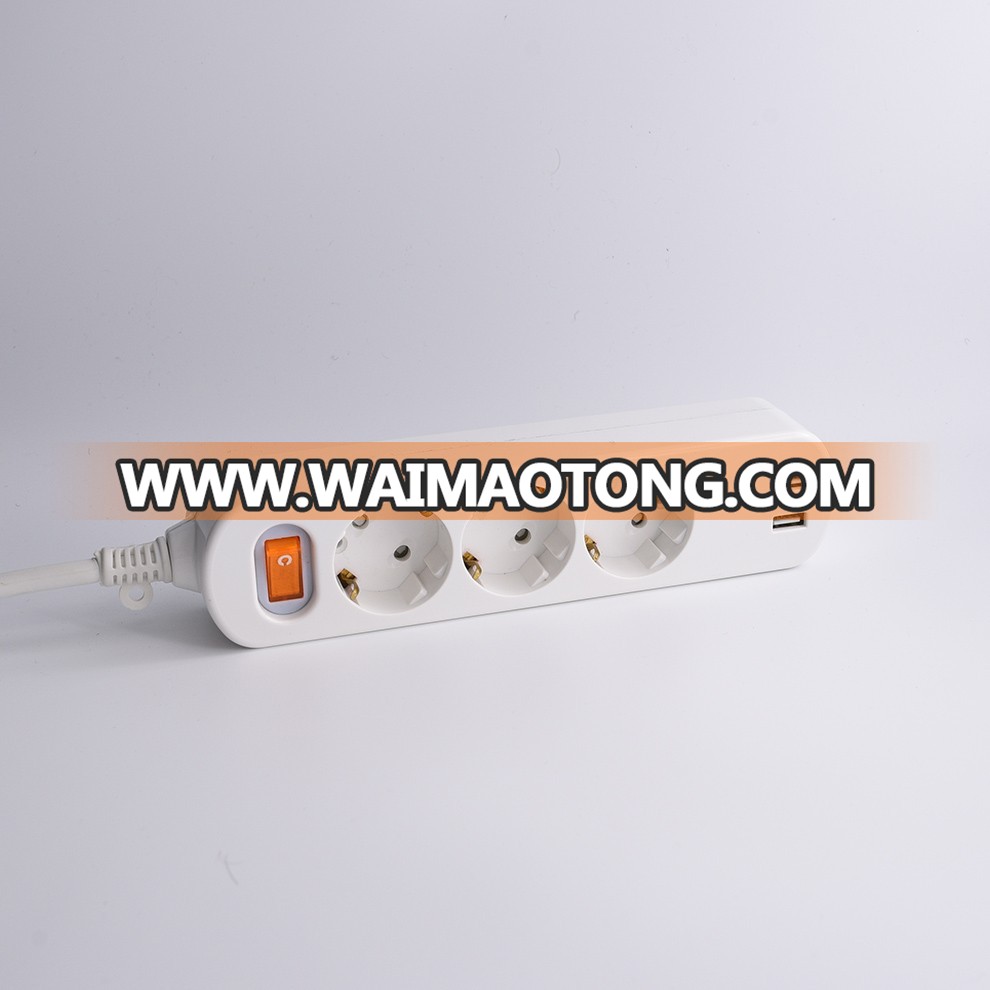 Newmany Extension socket power strip with usb port