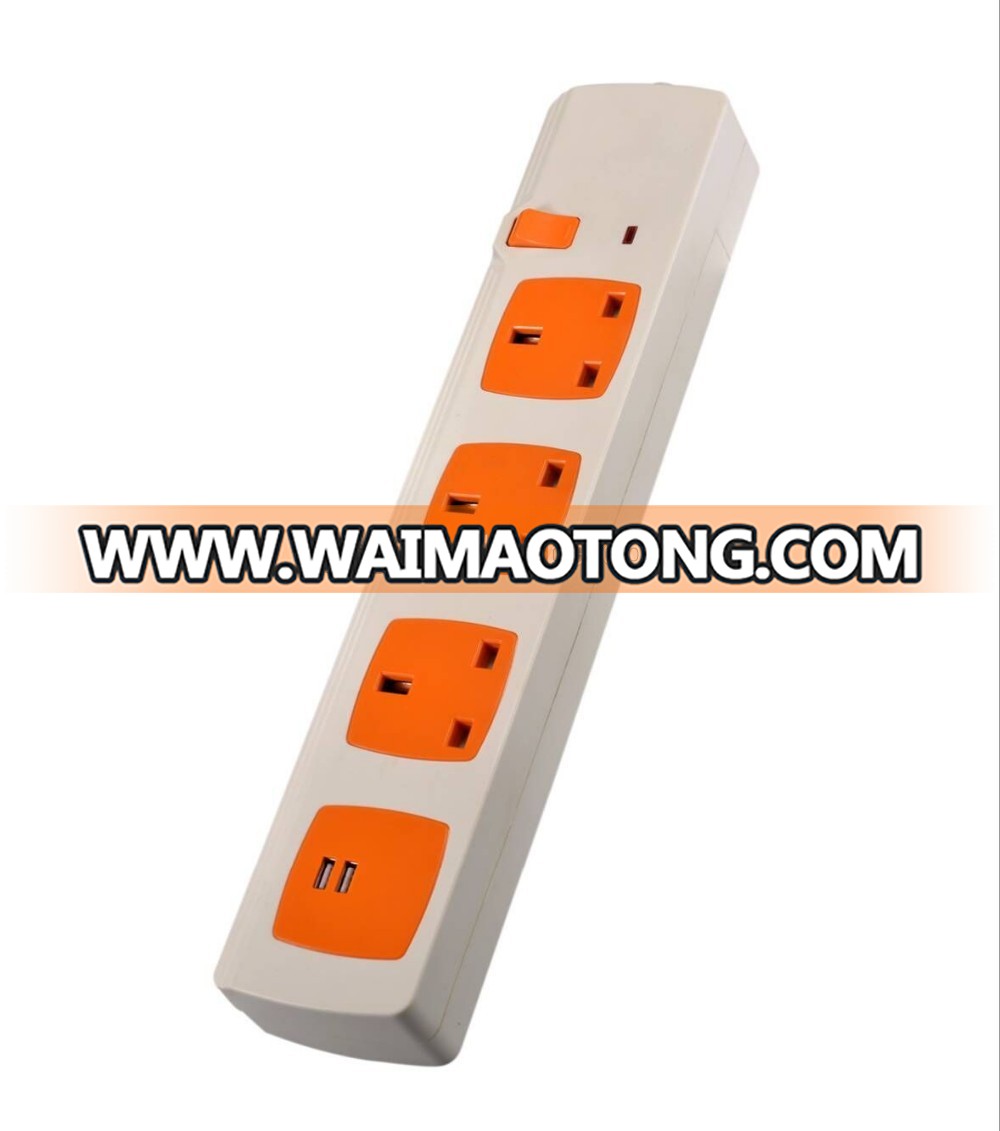 Powerful 4ang Universal Power Extension Socket With USB,Multi Electrical Socket Plug Extension Cord